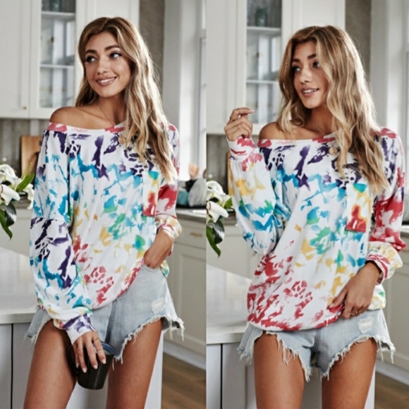 Comfortable Tie Dye Top (we are obsessed with) - Picture 1 of 2
